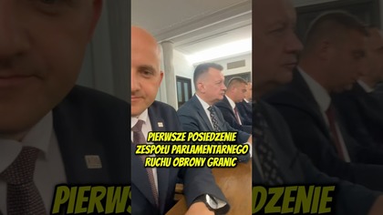 Pierwsze posiedzenie Zespołu Parlamentarnego Ruchu Obrony Granic