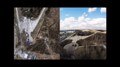 Inscenizaja katastrofy lotniczej w miejscowości Pieczersk . 10. 04. 2010