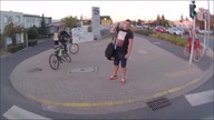 Wypadek motocyklisty z rowerzystą