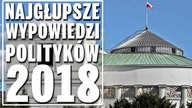 Najgłupsze wypowiedzi polityków w 2018 roku.