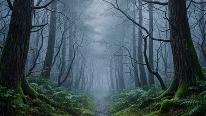 10H Dark Forest Downpour &bull; Heavy Rain for Sleep & Noise Masking