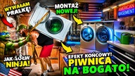 Remont piwnicy po amerykańsku  | Listwy, pralka i GWÓŹDŹ Z PIEKŁA RODEM