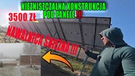 Wichura nie dała rady tej konstrukcji Off grid Darmowy prąd Budowa domu systemem gospodarczym