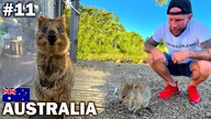 Wyspa uśmiechniętych KUOK ! Mega FAJNE ! Jemy steka z Kangura ! (Perth/Rottnest) AUSTRALIA #11