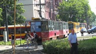 Zerwany pantograf. Paraliż tramwajowy w centrum Warszawy