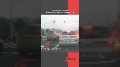Nowe przepisy? Skręt z każdego pasa na czerwonym #warszawa #kierowca