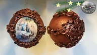 Jak zrobić miedzianą bombkę z decoupage - Pomysły Plastyczne DiY