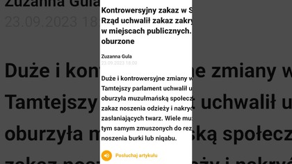 Kontrowersje w Szwajcarii #subskrybuj #news