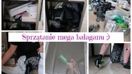 Mega zabałaganiona szafa na ganku Czyszczenie fug Motywacja do sprzątania Uporządkowana