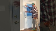 #diy door trim transformation for under $75 #homeimpeovem #handyman