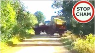Wywrotka ciągnika z maszyną rolniczą - miota nim jak ...  #893 Wasze Filmy