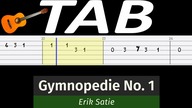  Gymnopedie (Eric Satie) - melodia TAB (gitara)  TABY I NUTY W OPISIE 