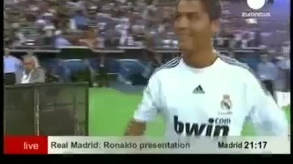 Prezentacja cristiano ronaldo w realu madryt