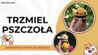 Jak zrobić pszczołę, trzmiela na szydełku.  Szydełkowy tutorial krok po kroku #551