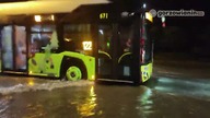 Gorzów znów zalało.  Wiele ulic jest nieprzejezdnych