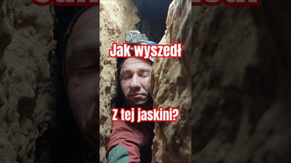  Jak wyszedł z tej jaskini?  #jaskinia #caving #ciekawostki #ciasno #cave #klaustrofobia