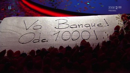 Program Drugi - Końc&oacute;wka finału 1000.  odcinka reaktywacji ryzykownego teleturnieju (27. 11. 2025)
