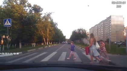 Kolejny przejaw uprzejmości kierowcy w Rosji
