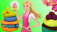 Play Doh  Barbie  Owocowe przyjęcie  bajki dla dzieci