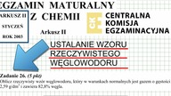 ZADANIE 26 CKE 2003 STYCZEŃ USTALANIE WZORU RZECZYWISTEGO WĘGLOWODORU