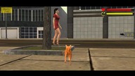 A woman runs away from a cat because it scratched her #game #gaming #funny #browsegame #Browsegamer