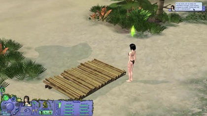 The Sims Historie z Bezludnej Wyspy #2 - Małpi Gaj :D 720p