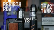 SMOK Baby V2 VS REBIRTH RDA - Tank vs Dripper | [4K] | ePapierosek.com