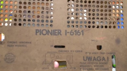 1958r - Radio Diora Pionier I-6161 - Renowacja