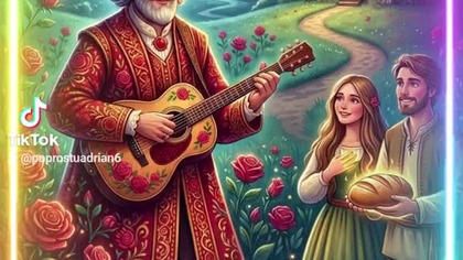 Rubinowy pan malowanych róż