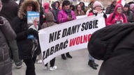 5. 04. 2025 Grzegorz Braun, Włodzimierz Skalik, Roman Fritz na MARSZU O WOLNOŚĆ, Marsz STOP NOP