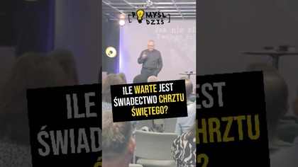  Ile warte jest świadectwo Chrztu Świętego? #PomyślDziś odc.  2290