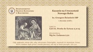 O PRZYMIERZU Z BOGIEM  ks  Grzegorz Śniadoch IBP  Kościół Katolicki