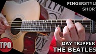 The Beatles Day Tripper Short Acoustic Guitar Riff - #guitar #riff #shorts