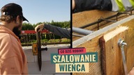 Szalowanie wieńca z desek.