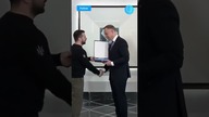 Zełenski odznaczony przez Dudę Orderem Orła Białego #shorts