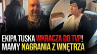 Ekipa Tuska siłą wkracza do TVP! Nagrania z wewnątrz! Szarpana posłanka, przyjazd Kaczyńskiego