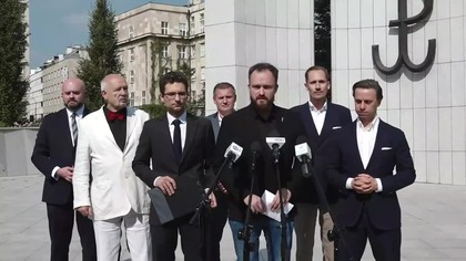 Konfederacja Żądamy Trybunału Stanu dla Morawieckiego i Sasina!