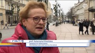 TVN - Fragment Fakt&oacute;w o dogmacie języka polskiego (właściwe używanie żeńskich funkcji, m.in. 