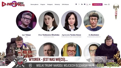 WTOREK - JEST NAS WIĘCEJ... - Olszański, Osadowski NPTV (13.10.2026)