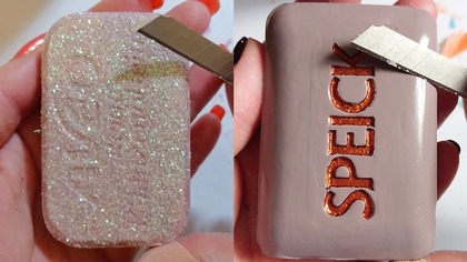 Soap Carving ASMR Relaxing Sounds no talking Satisfying ASMR Video