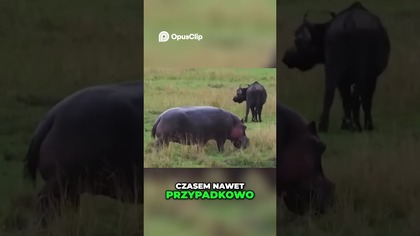Hipopotam kontra Człowiek Przerażające Spotkanie na Żywo! #animals #capybara #ciekawostki #nature