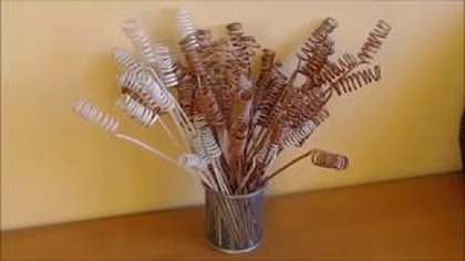 Elementy florystyczne - jak zrobić spiralę wiklinową