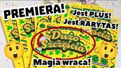 Zdrapmasy Lotto  11  Premiera! 7 zdrapek Dużo Szczęścia!  Takie akcje tylko w grudniu! 