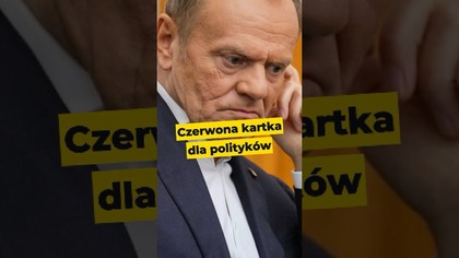Czerwona kartka dla polityków #polityka #Tusk #Nawrocki
