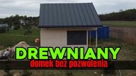 Drewniany domek bez pozwolenia.  Domek na zgłoszenie cz.  34