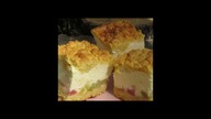 Ciasto śmietanowe z rabarbarem-przepyszne, jak sernik #cake #food