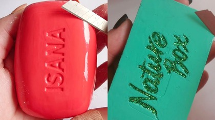 Soap Carving ASMR Relaxing Sounds no talking Satisfying ASMR Video
