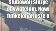 Ślubowali służyć obywatelom.  Nowi funkcjonariusze oficjalnie wstąpili do policji