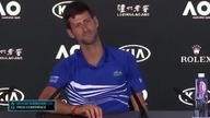 Novak Djokovic żartuje z włoskiego dziennikarza
