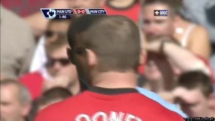 Premier League sezon 2009/2010 Man Utd 1-0 Man City Rooney